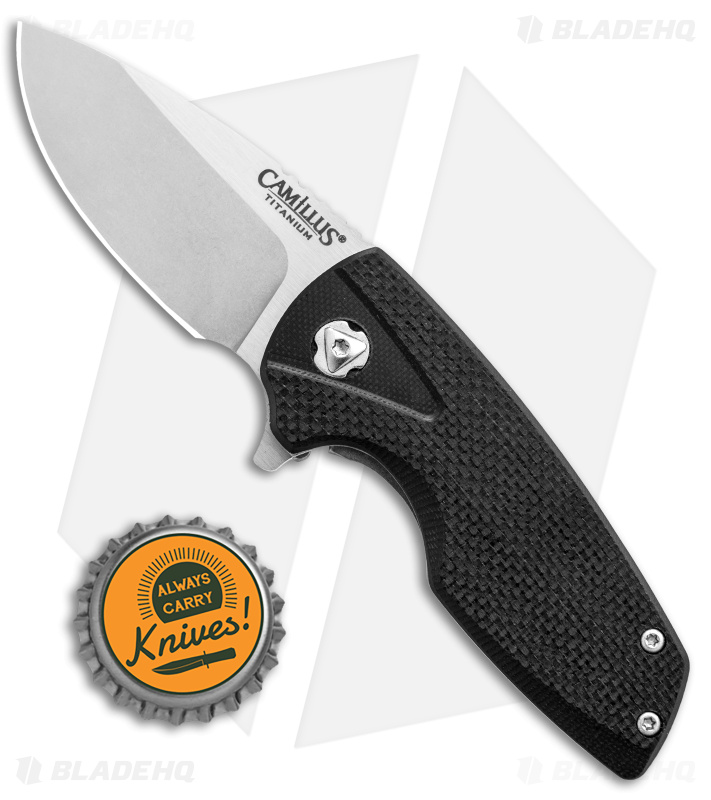 Camillus LK6 Frame Lock Knife | Black G-10 + TiCN | 19398 - Blade HQ