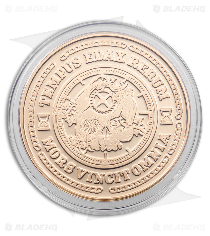 Carpe Noctem "Seize the Night" Brass Challenge Coin