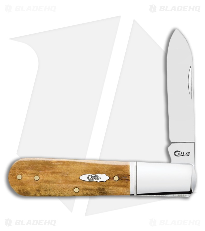 Case Cutlery Barlow Pocket Knife 3.37" Smooth Antique Bone (61009 SS