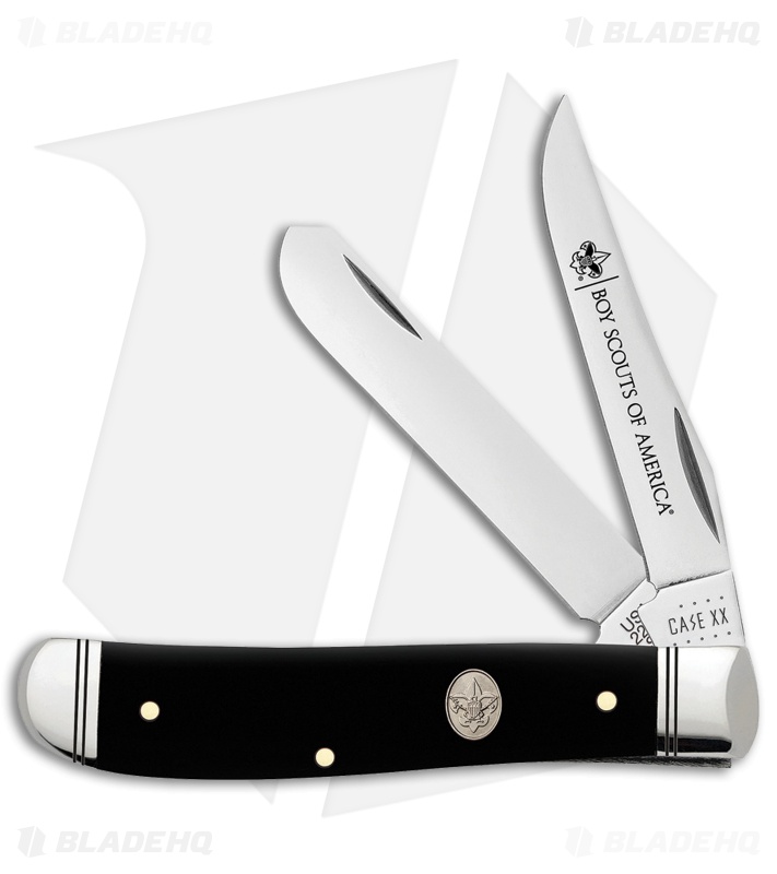 Case BSA Mini Trapper Knife Smooth Black Synthetic (3.5" - 2207 SS)