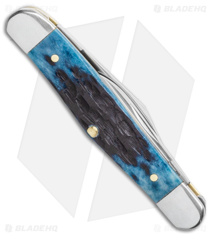 Case Half Whittler Knife | Blue Peach Bone 02862 - Blade HQ