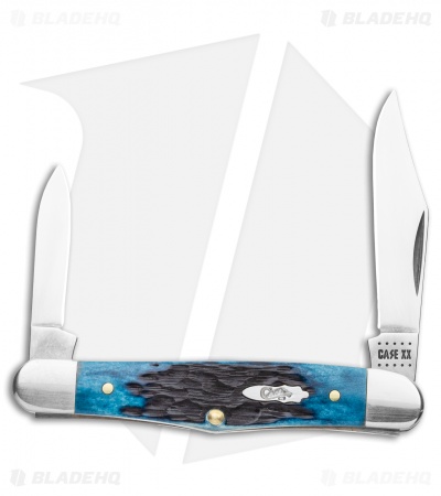 Case Half Whittler Knife | Blue Peach Bone 02862 - Blade HQ