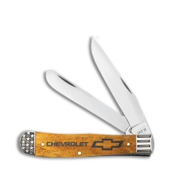 Case Cutlery Chevrolet®   Trapper Embellished Antique Bone