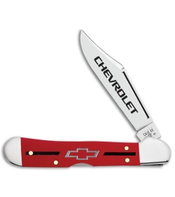  Case Mini Copperlock Knife 3.6" Red Chevrolet (41749L SS) 33706