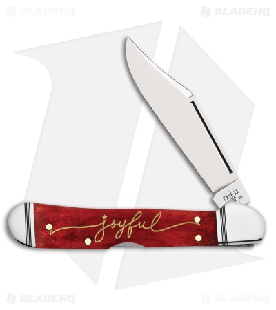 Case Mini CopperLock Knife Christmas 