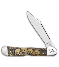 Case Cutlery CopperLock Ducks Unlimited Pocket Knife 4" Natural Bone (61549L SS)