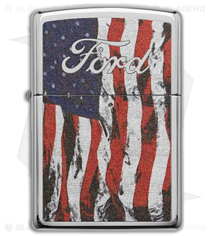 Case Cutlery Trapper Knife 4" Ford Zippo Gift Set Smooth Bone (6254 SS) 14331