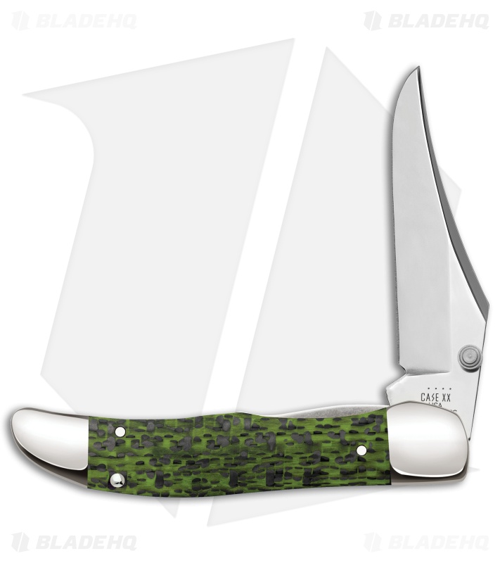 Case Knives Kickstart Assisted Opening Knife Green CF (101265AC SS) 50711