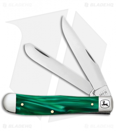 Case Cutlery John Deere Mini Trapper Pocket Green - Blade HQ