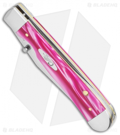 Case Kickstart TrapperLock Assisted Knife Pink Pearl Kirinite