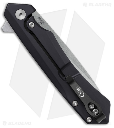 Case Cutlery Kinzua Frame Lock Knife Black Marbled Carbon Fiber (3.4" SW S35VN)