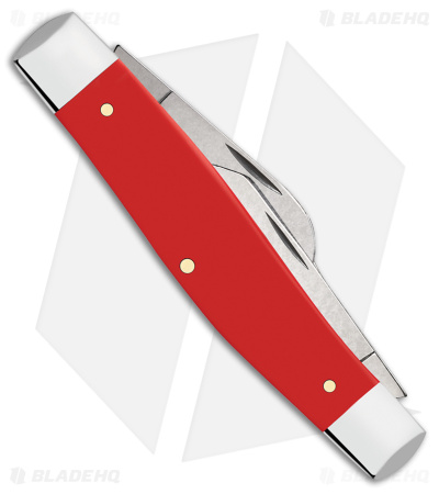 Case Large Stockman Knife 4.25" American Workman Red Delrin (4375 CS) 73929