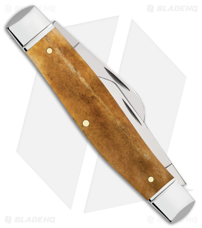 Case Knives Large Stockman Knife 4.25" Smooth Antique Bone (6375 SS)