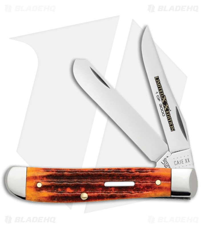 Case Limited XX Edition XXXVI Mini Trapper Knife Autumn Bone (3.5" - 6207 SS)