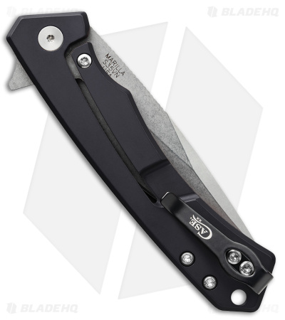 Case Cutlery Marilla Frame Lock Knife Black Marbled CF (3.4" SW S35VN)