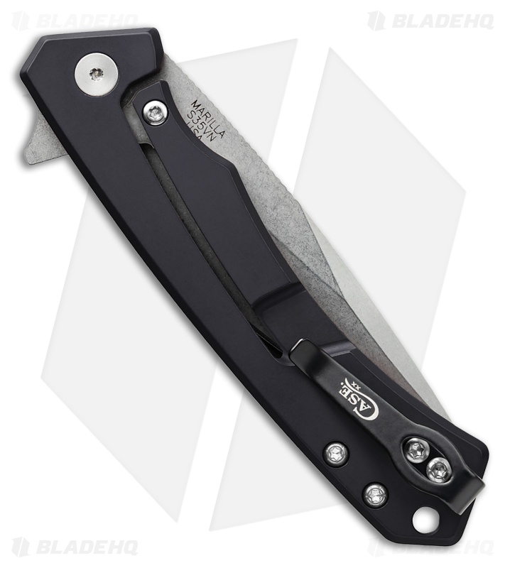 Case Cutlery Marilla Frame Lock Knife Black/White Marbled CF (3.4" SW S35VN)