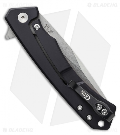 Case Cutlery Marilla Frame Lock Knife Black/White Marbled CF (3.4" SW S35VN)