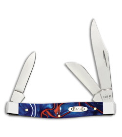Case Knives Medium Stockman Knife 3.25" Patriotic Kirinite (6318 SS) 20032