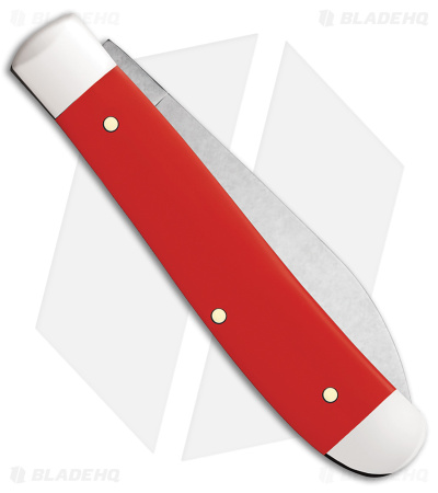 Case Knives American Workman Mini Trapper Knife 3.5" Red Synthetic (4207W CS)