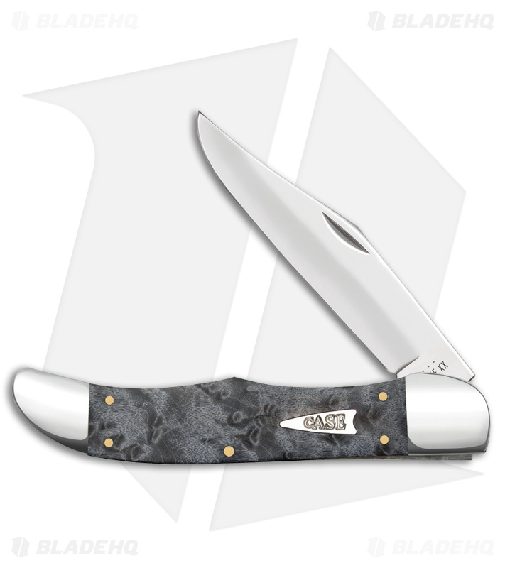 Case Knives Folding Hunter Slip Joint Knife 4" Gray Birdseye Maple 7165 SS