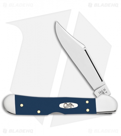 Case Knives Mini CopperLock Knife Navy Blue Delrin