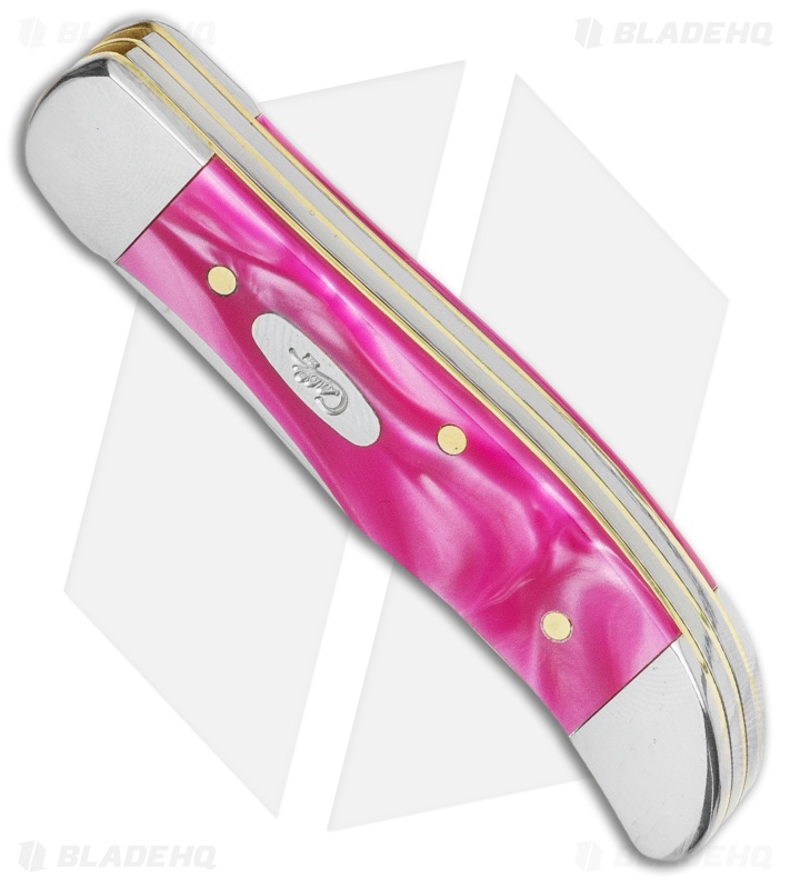 Case Pocket Hunter Knife 2.75" Pink Pearl Kirinite (102165 SS)