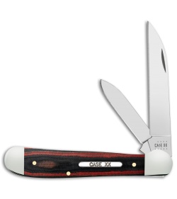 Case Cutlery Copperhead Pocket Knife 3" Red/Black Micarta 