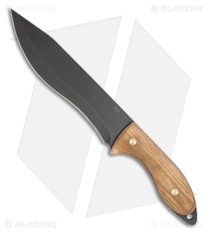 Case Cutlery Sasquatch Bowie Fixed Blade Knife Natural Mic (7.8" Black) CA35101
