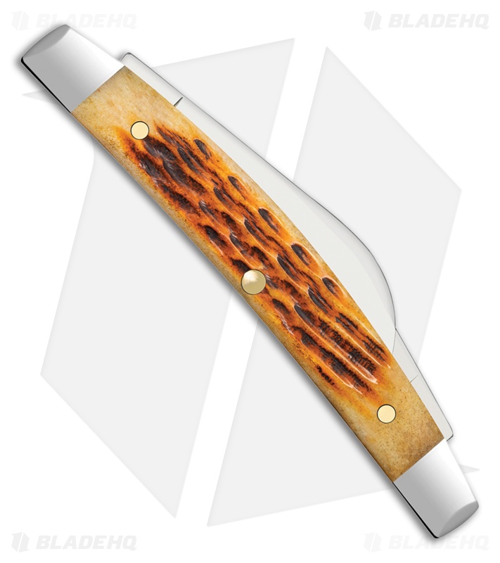 Case Small Congress Knife 3.1" Rogers Corn Cob Jigged Antique Bone (6268 SS)