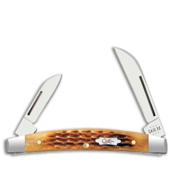Case Small Congress Knife 3.1" Rogers Corn Cob Jigged Antique Bone (6268 SS)