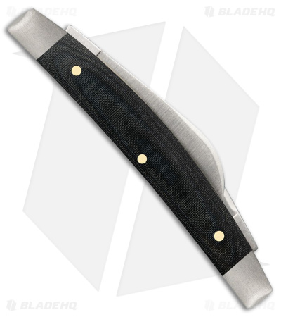 Case Knives Small Congress Knife 3.1" Smooth Black Micarta (10268 SS) 27821