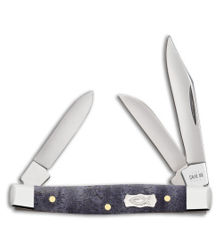 Case Knives Small Stockman Knife 2.6" Purple Curly Maple Wood (7333 SS) 80547