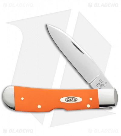 Case Knives Tribal Lock Knife Smooth Orange Synthetic (4.1