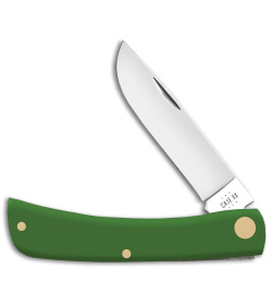 Case Knives Sod Buster Jr. Knife 3.6" Green Delrin (4137 SS) 53395