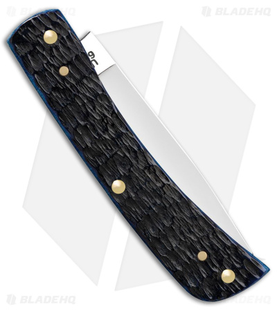 Case Sod Buster Jr. Knife 3.63" Navy Blue Jigged Bone (6137 SS) 06890