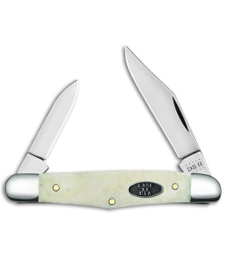 Case Knives Natural Bone Smooth Half Whittler (6208 CV)