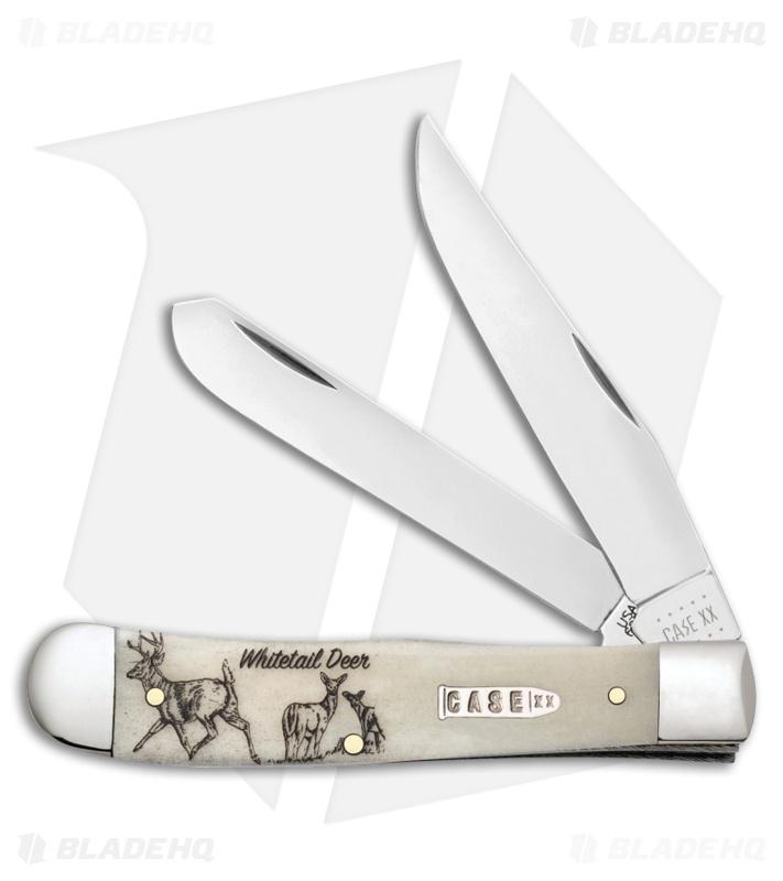 Case Cutlery Sportsman Series Trapper Whitetail Deer Embellished