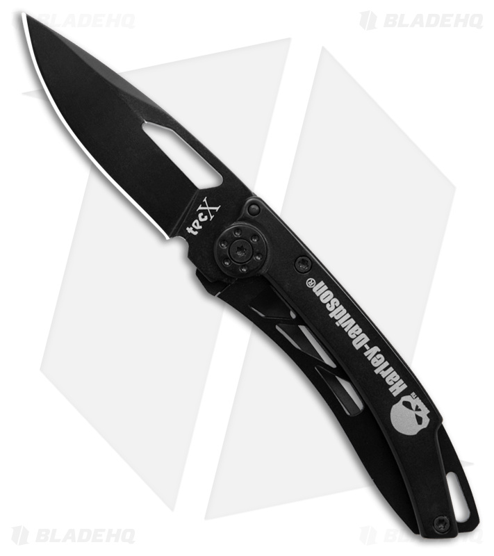 Case Tec-X Harley Davidson Knife Black (Black) - Blade HQ