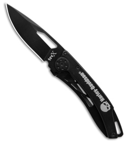 Case Cutlery TecX Harley Davidson Frame Lock Knife Black (2.3" Black) 