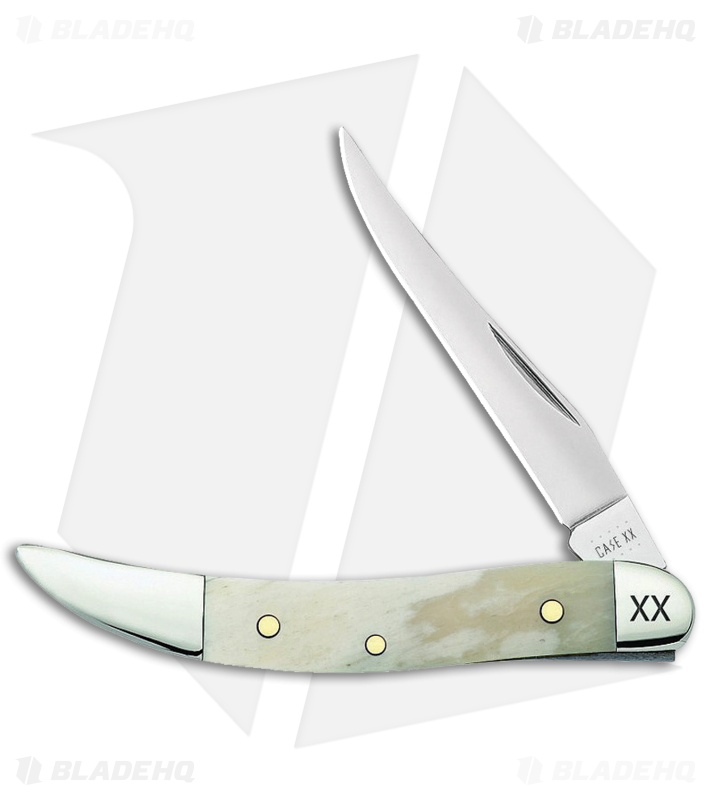 Case Cutlery Small Texas Toothpick Knife 3.00" Natural Giraffe Bone (EX10096 SS)