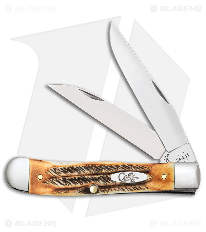 Case Knives Trapper Knife 4.1" Bonestag (6.5254W SS) CA65329