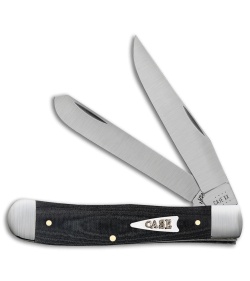 Case Trapper Knife 4.1" Black Micarta (4254 SS) 