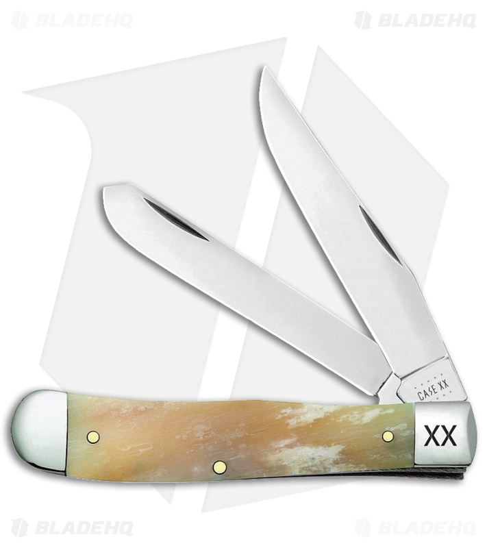 Case Cutlery Trapper Pocket Knife 4.125" Giraffe Bone
