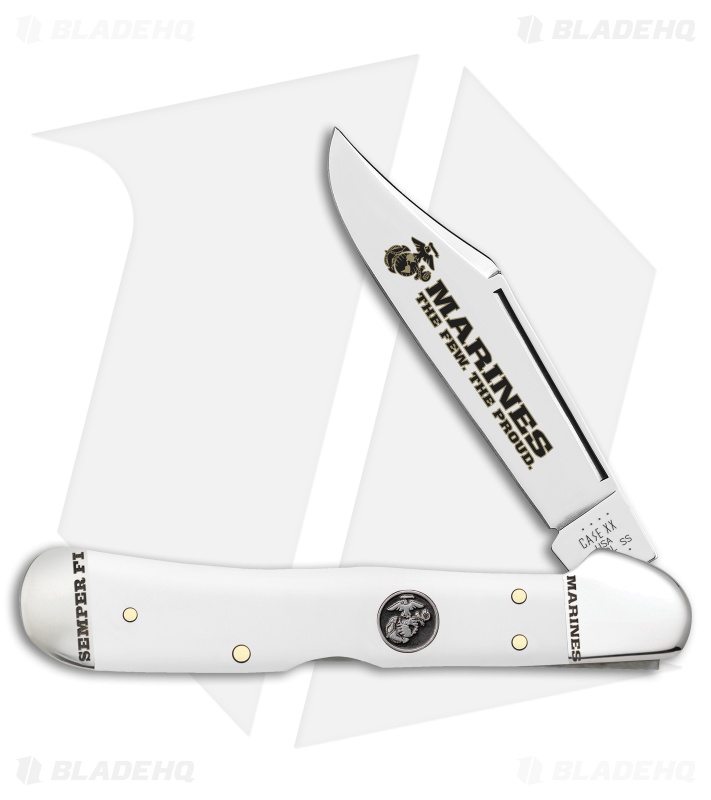 Case Mini Copperlock USMC Knife (41549L SS) 13201 - Blade HQ