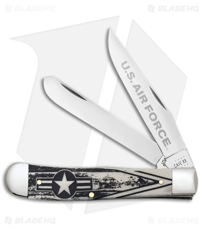 Case Cutlery United States Air Force Trapper 3.4" Smooth Bone (6254 SS)