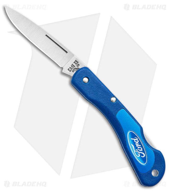 Case Ford Blackhorn Lockback Knife | Blue Bone - Blade HQ