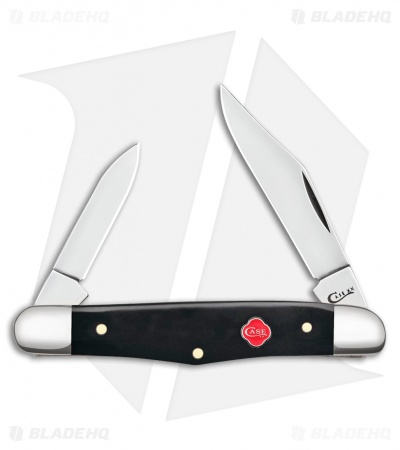 Case Half Whittler Slip Joint Knife 3.25" Black Synthetic (2208 SS) 31273 