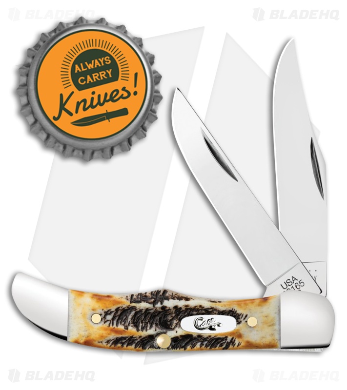 Case Pocket Hunter Knife 2.75" Stag  Bone 