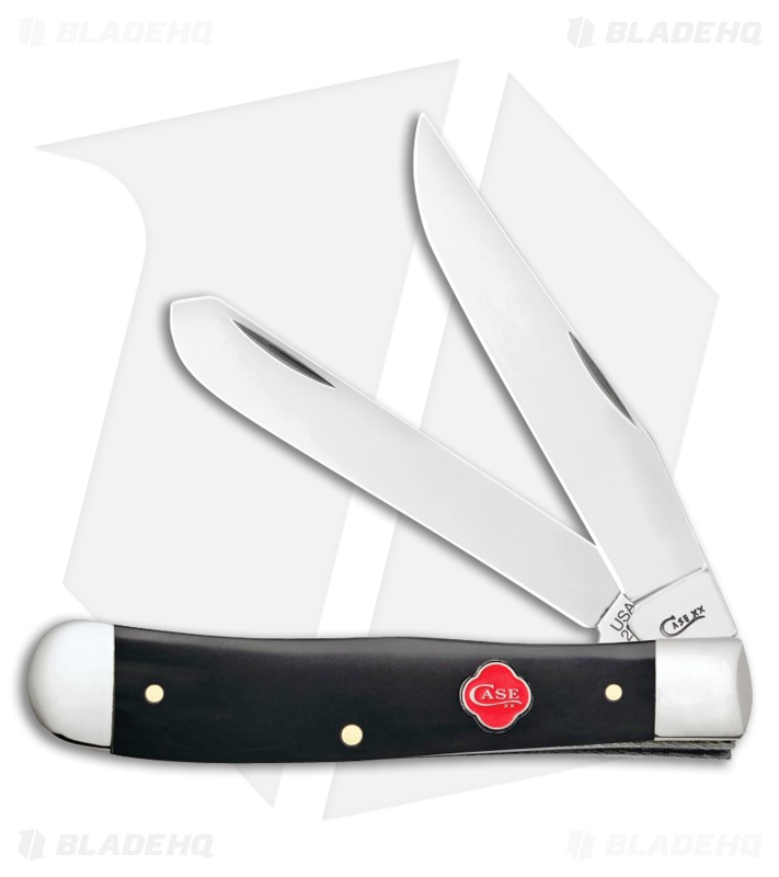 Case Trapper Pocket Knife 4.125" Synthetic Black (2254 SS) 31270