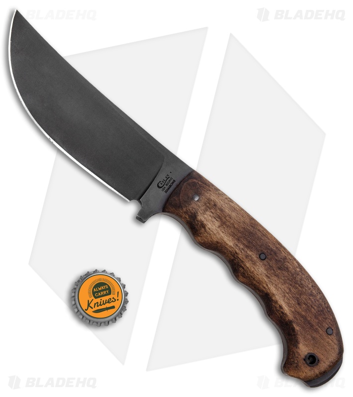 Case Winkler Hambone Fixed Blade Knife Maple (4.8" Black)